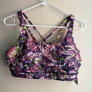 LULULEMON ENERGY BRA SIZE MEDIUM SUPPORT B/C CUP SIZE 10 NWT